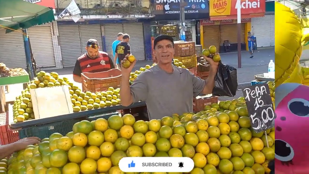 feira da Mirandela  da rondom até a loja americana pelas ruas de nilopolis