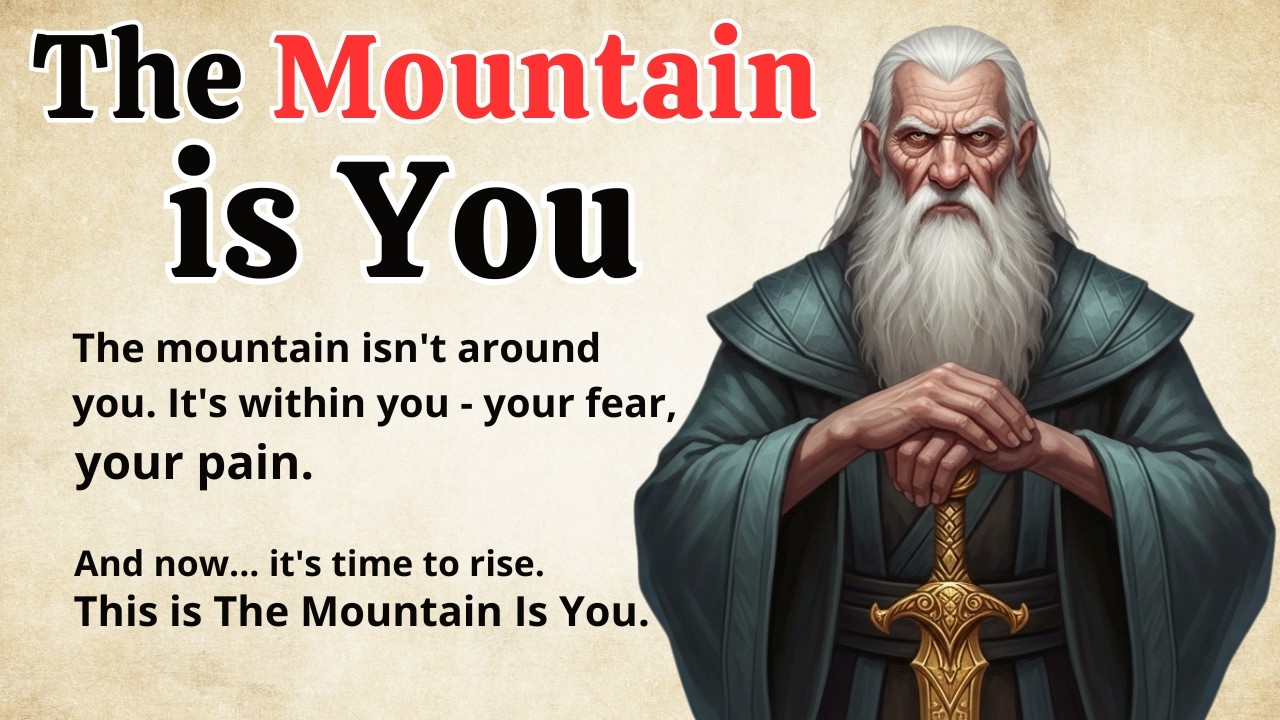 Why You Are Your Own Biggest Obstacle (The Mountain Is You) 🏔️ | English Odyssey