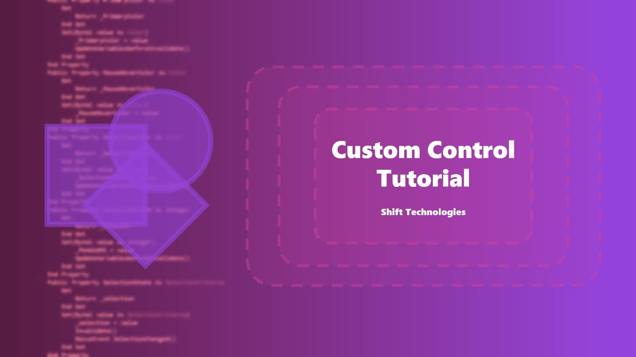How to create custom control | VB.NET | Winforms | Tutorials