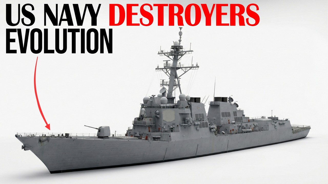 Evolution of the US Navy Destroyers (1945-Present)