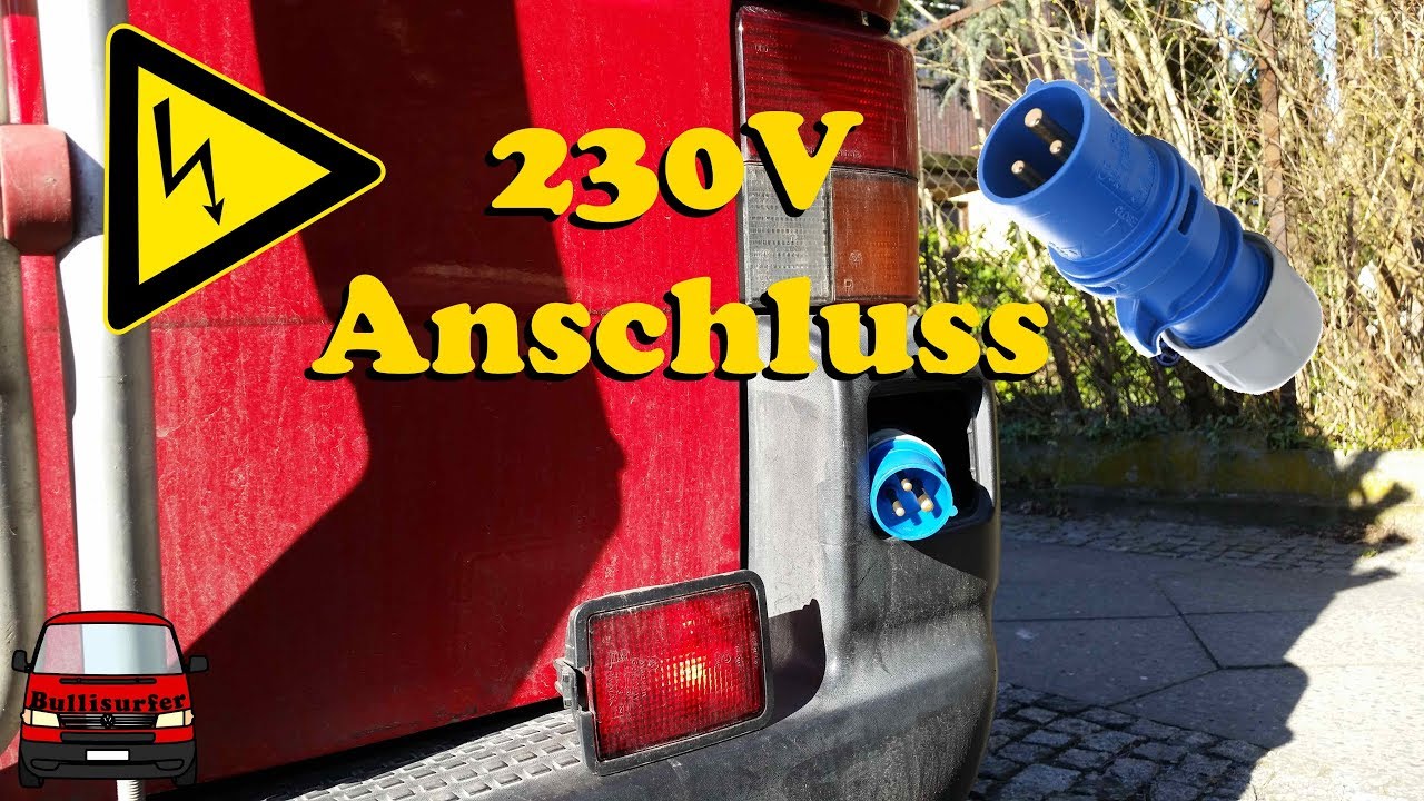 230V Anschluss im Bulli - VW T4 Umbau zum Camper #13