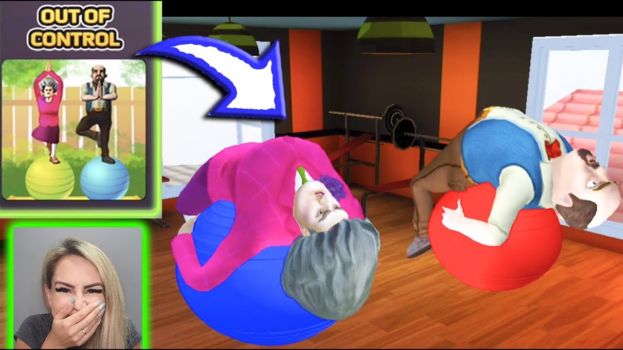 TROLLEI a BOLA DE IOGA da PROFESSORA MALVADA SCARY TEACHER