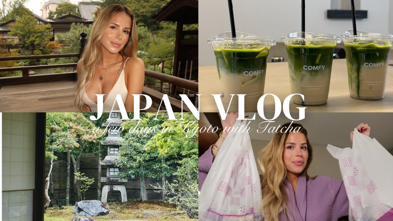Japan vlog: Kyoto with Tatcha, matcha, sushi, Japanese haul
