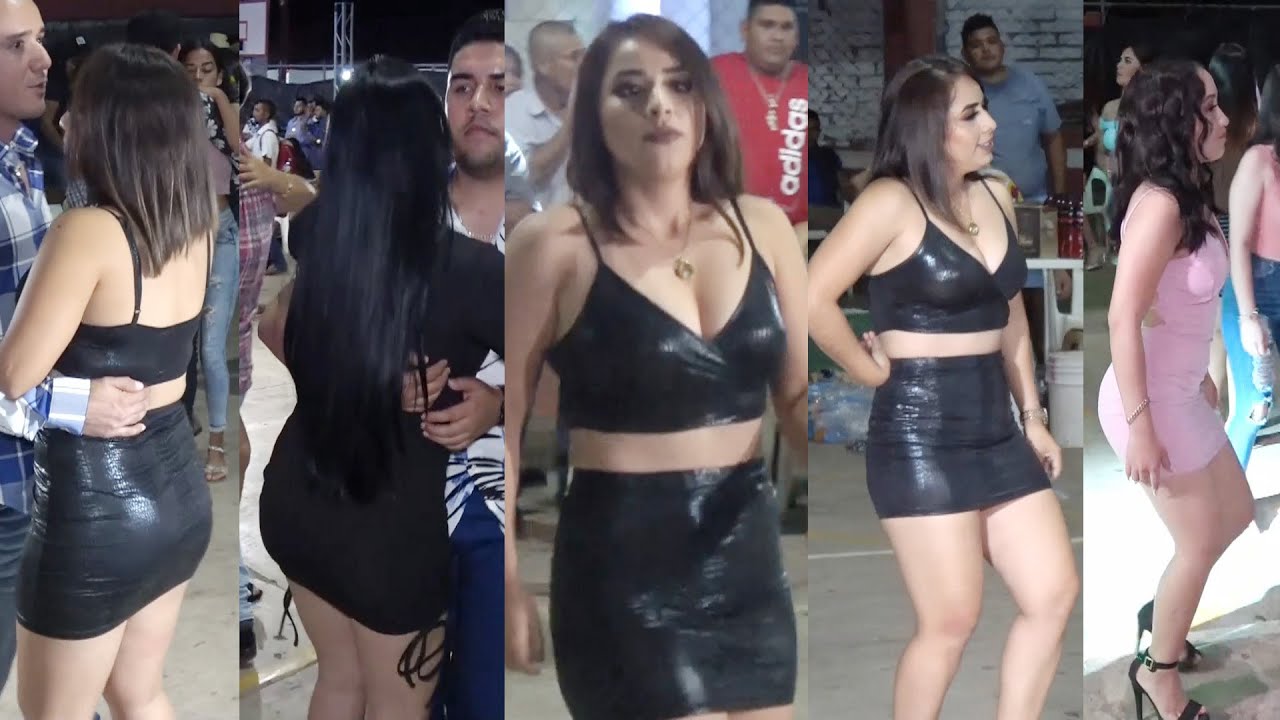 Miren Que Guapa Mujer Del Vestido NEGRO Una Diosa Del Baile Zacapuato Gro