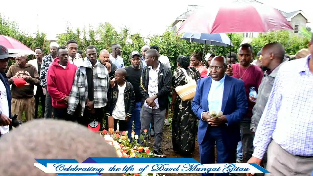 Celebrating the life of David Mungai Gitau