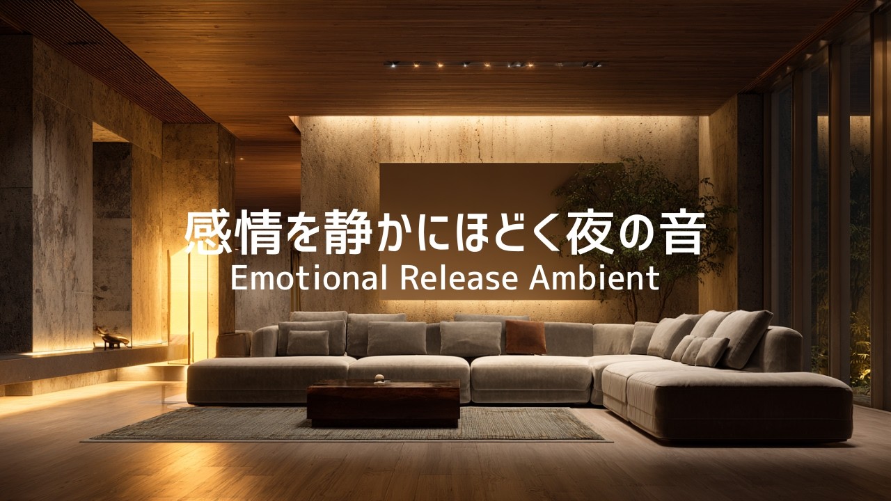 【癒しBGM】感情を静かにほどく夜の音｜Emotional Release Ambient