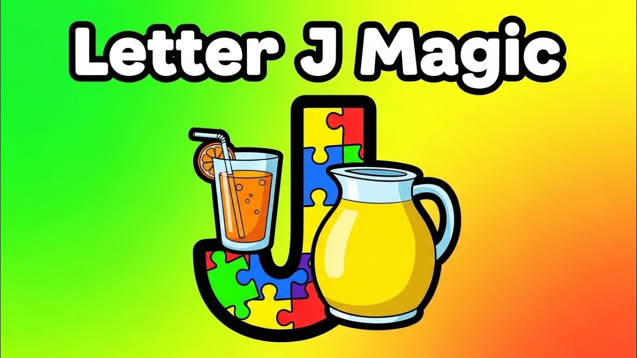 Lovely Letter J 🪄✨ | Easy Jigsaw Art 🧩🎨