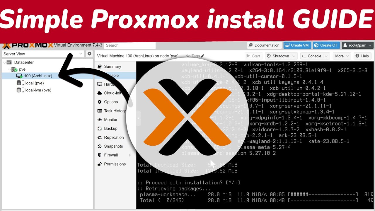 Как установить PROXMOX на любой ПК // РУКОВОДСТВО ПО УСТАНОВКЕ НОВОЙ виртуальной среды PROXMOX 2024