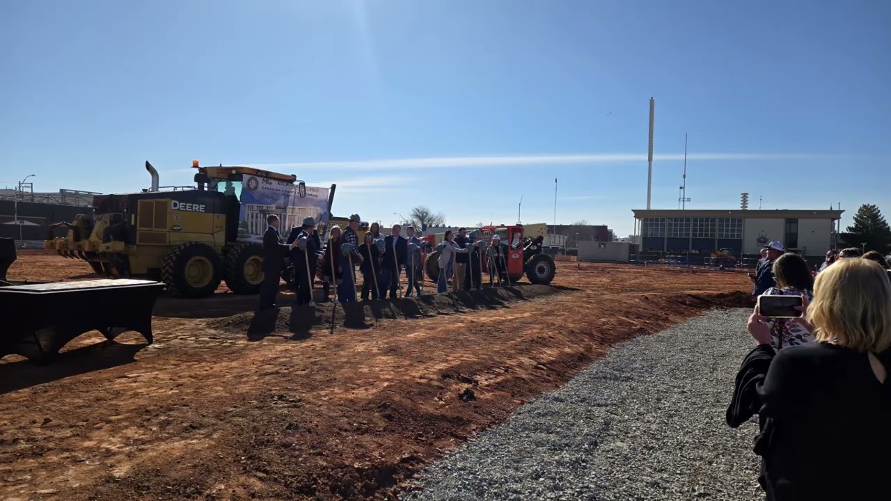 Ground Breaking Canadian County Courthouse
