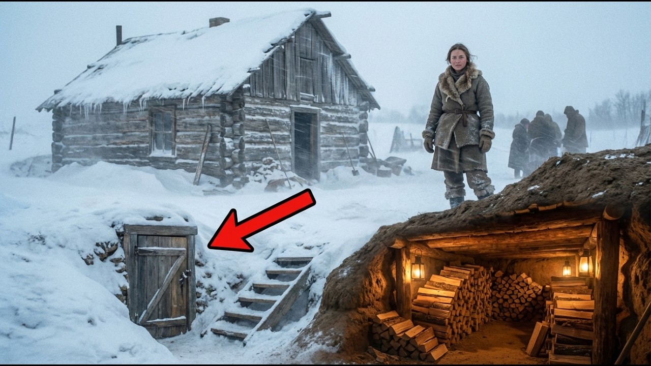 Her House Had No Firewood — Then Neighbors Found Her Dugout Shed Full of Dry Wood While Others Froze