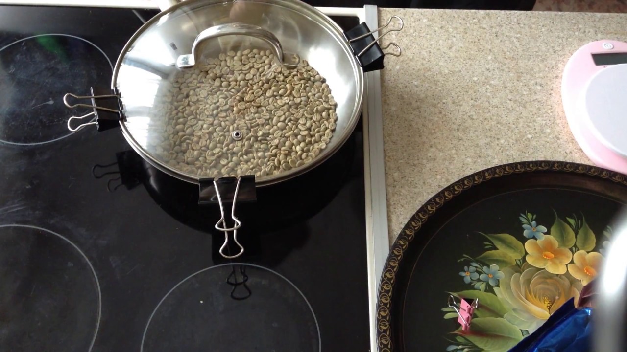 Обжарка кофе дома без ростера / Roasting coffee in your kitchen without roster.