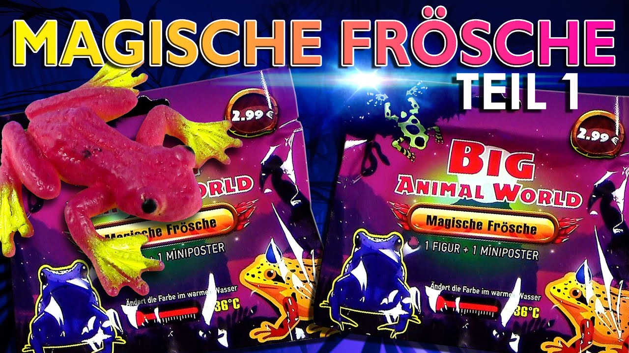 Big Animal World - Magische Frösche - Tüten / Display auspacken - Teil 1 - Magic Frogs Unboxing
