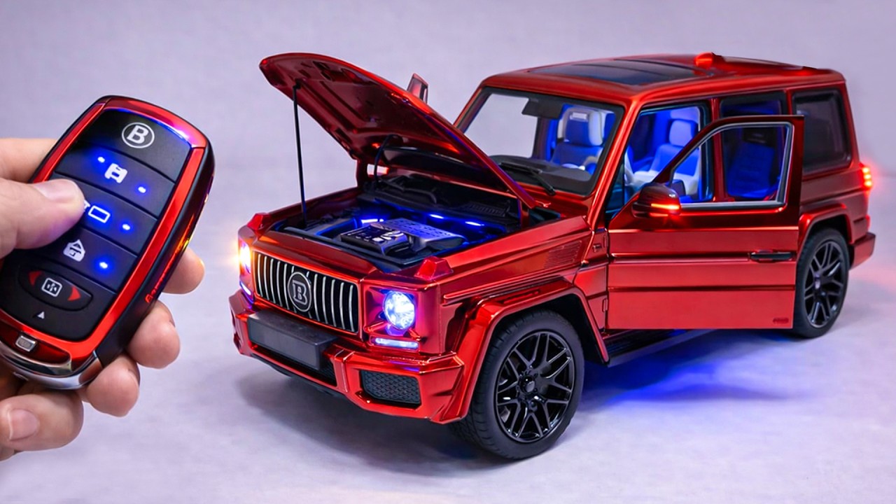 Unboxing of Scale Model Car Mercedes G63 1:18 | Diecast Model Car | Miniature Diecast Zone