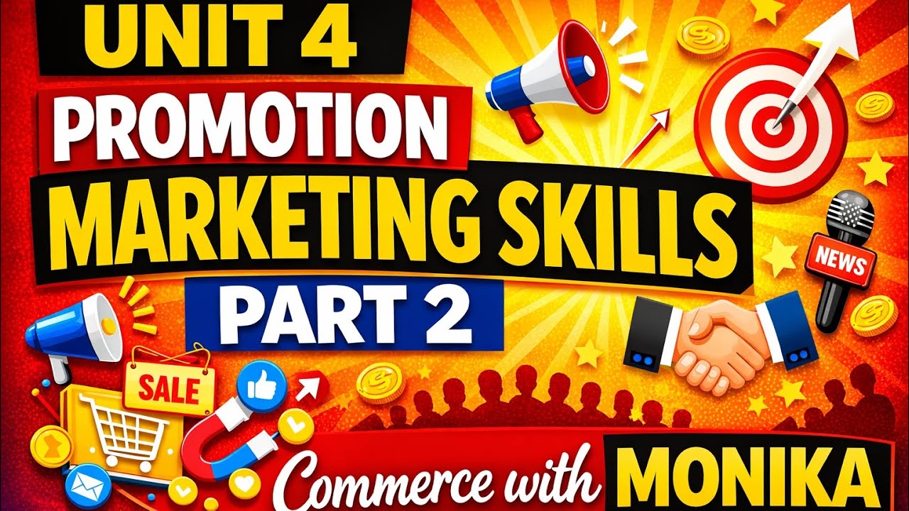 Unit 4#Promotion#Elements of Promotion Mix #Marketing Skill#detailed explanation#real life examples 