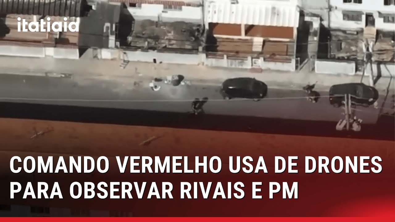 COMANDO VERMELHO UTILIZA DRONES PARA OBSERVAR MOVIMENTA&Ccedil;&Otilde;ES DE RIVAIS E POLICIAIS