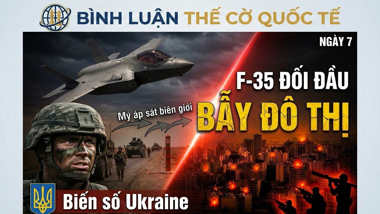 Mỹ &aacute;p s&aacute;t bi&ecirc;n giới Iran: Khi F-35 đối đầu  BẪY Đ&Ocirc; THỊ v&agrave; Biến số Ukraine | Ng&agrave;y 7