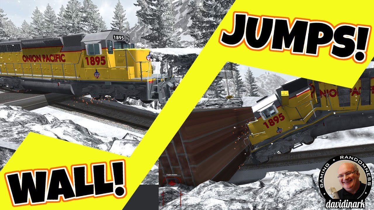 TRAIN JUMPS! WALL CRASHES! BeamNG Drive
