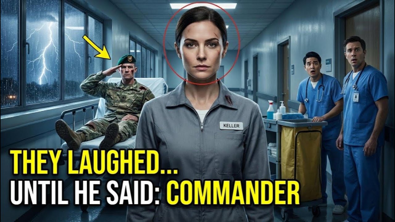 They Mocked the ER Janitor—Until the Green Beret Saluted Her