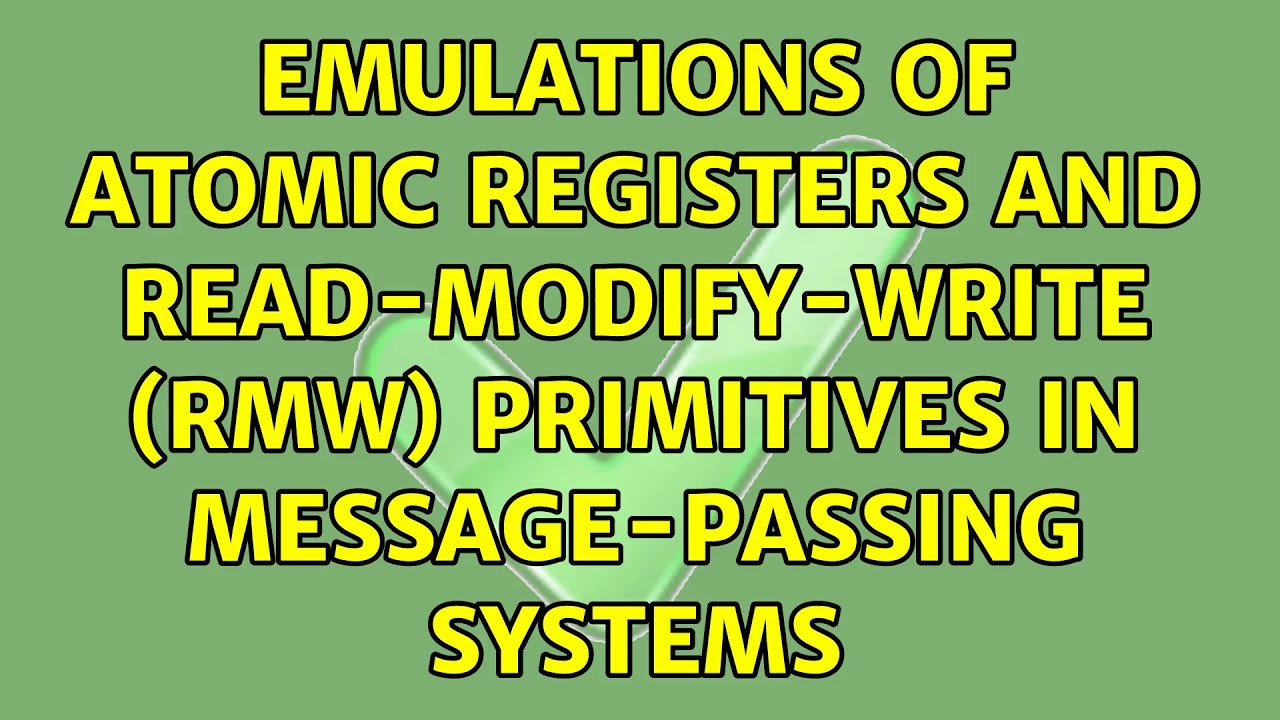 Emulations of atomic registers and read-modify-write (RMW) primitives in message-passing systems