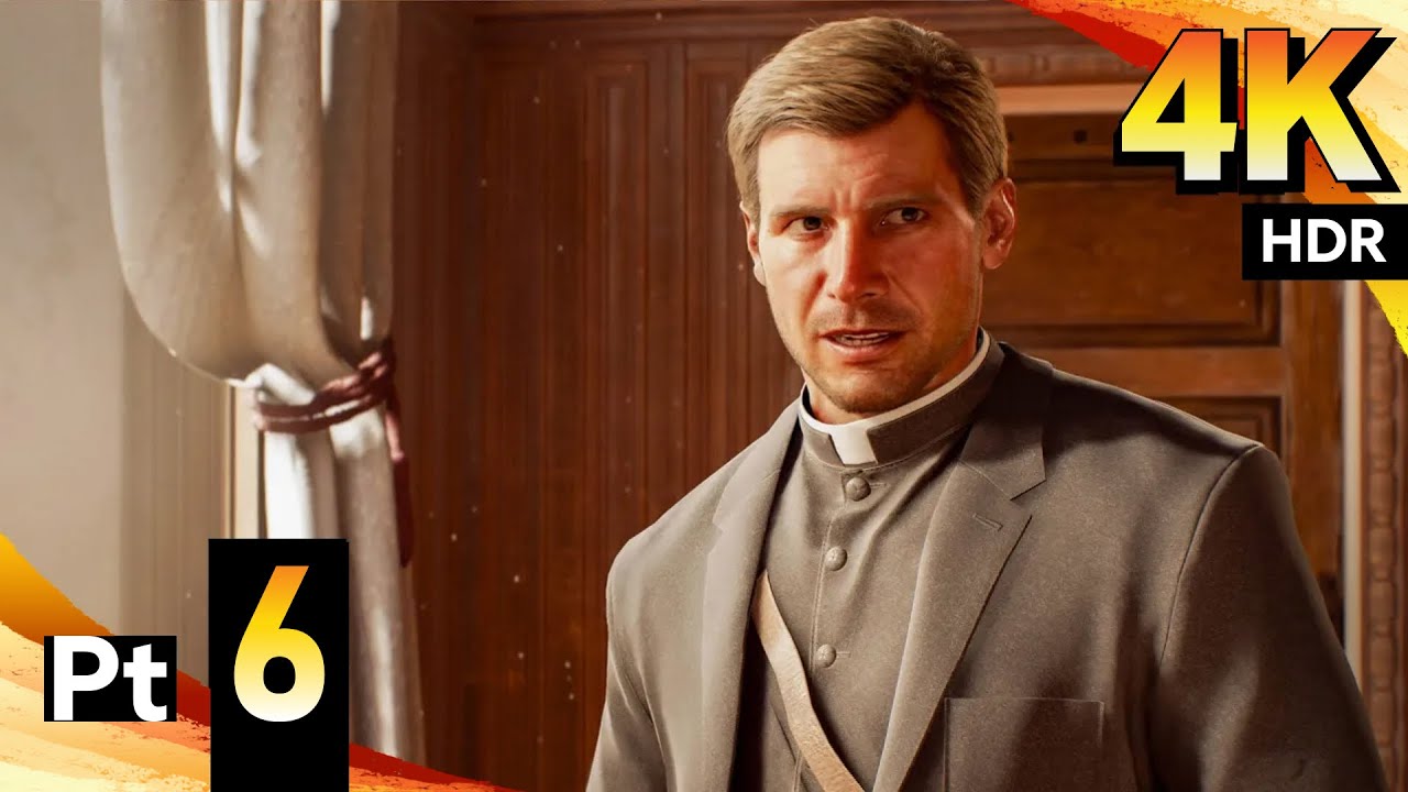 Indiana Jones and the Great Circle [4K/60fps HDR] (Very Hard, 100%) Part 6 - Vatican