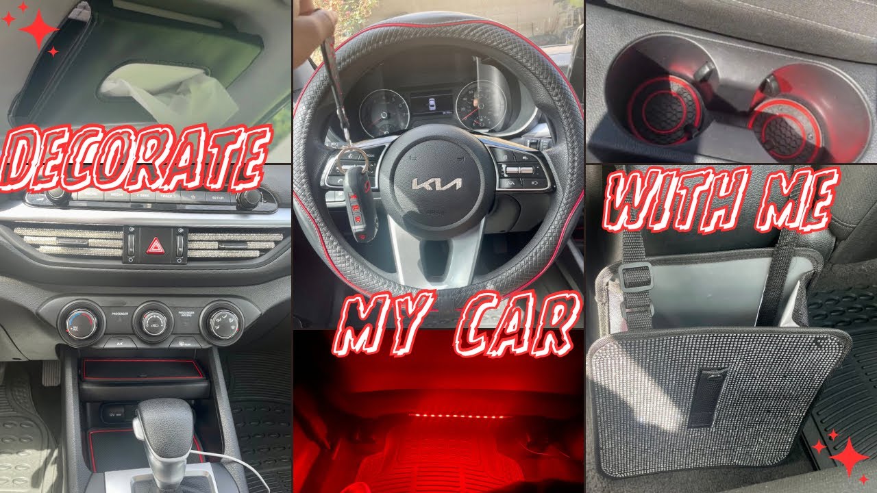 Decorate My Car With Me (Simplistic)|| Amazon + Shein Car Finds❤️||Kia Forte Lxs