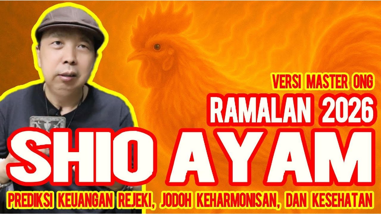 RAMALAN Shio AYAM 2026 - PERUNTUNGAN, KEUANGAN, JODOH DAN KESEHATAN Shio AYAM di TAHUN KUDA API