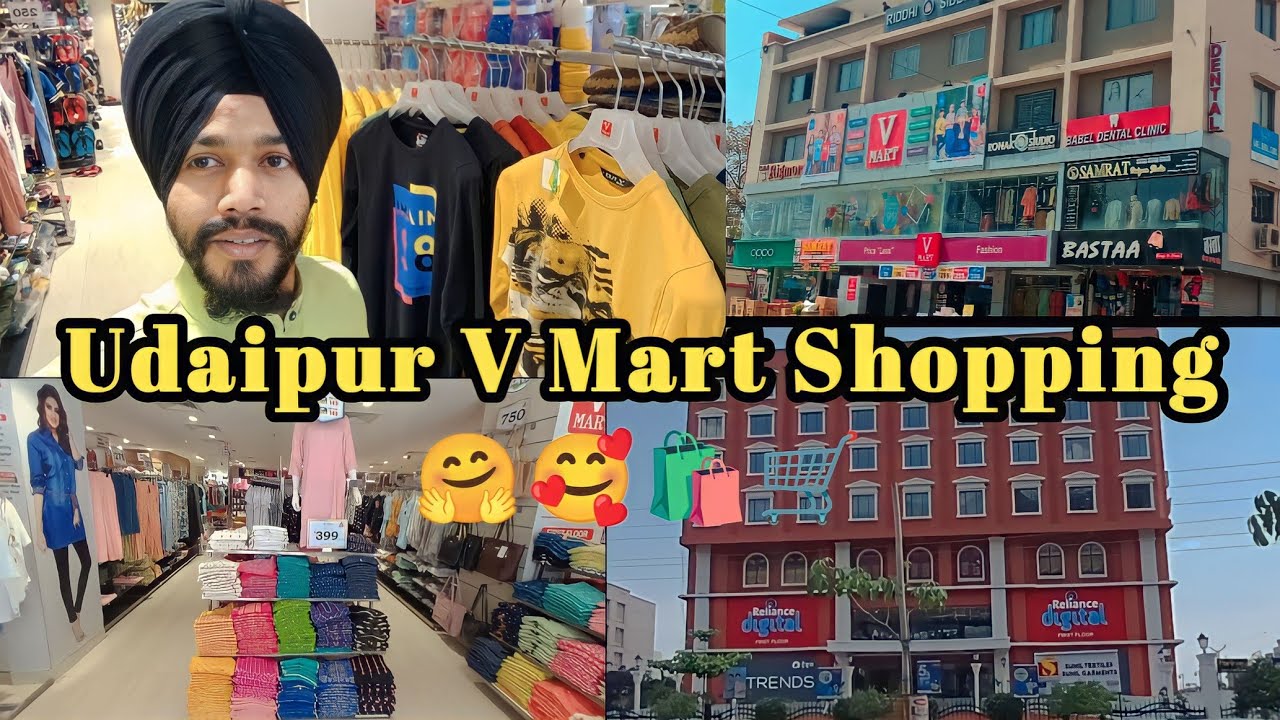 V MART Shopping 🛍️🛒🏬🤗Udaipur | VLOG 3