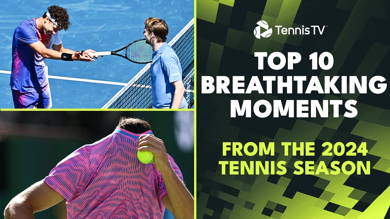 Top 10 Breathtaking Moments From The 2024 Tennis Season 🤯