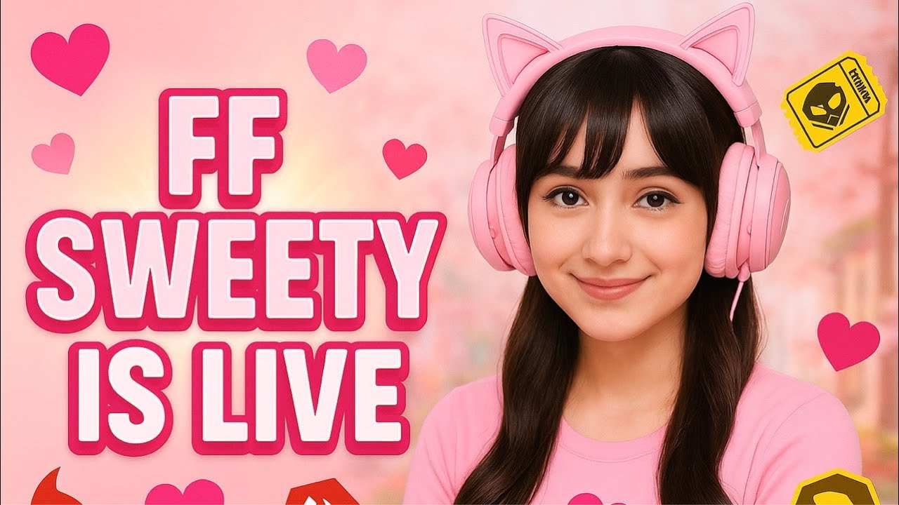 FREE FIRE LIVE STREAM | FF SWEETY || FF GIRL 🎯🔥#Gyangaming #ff #Target_8k.subscribers