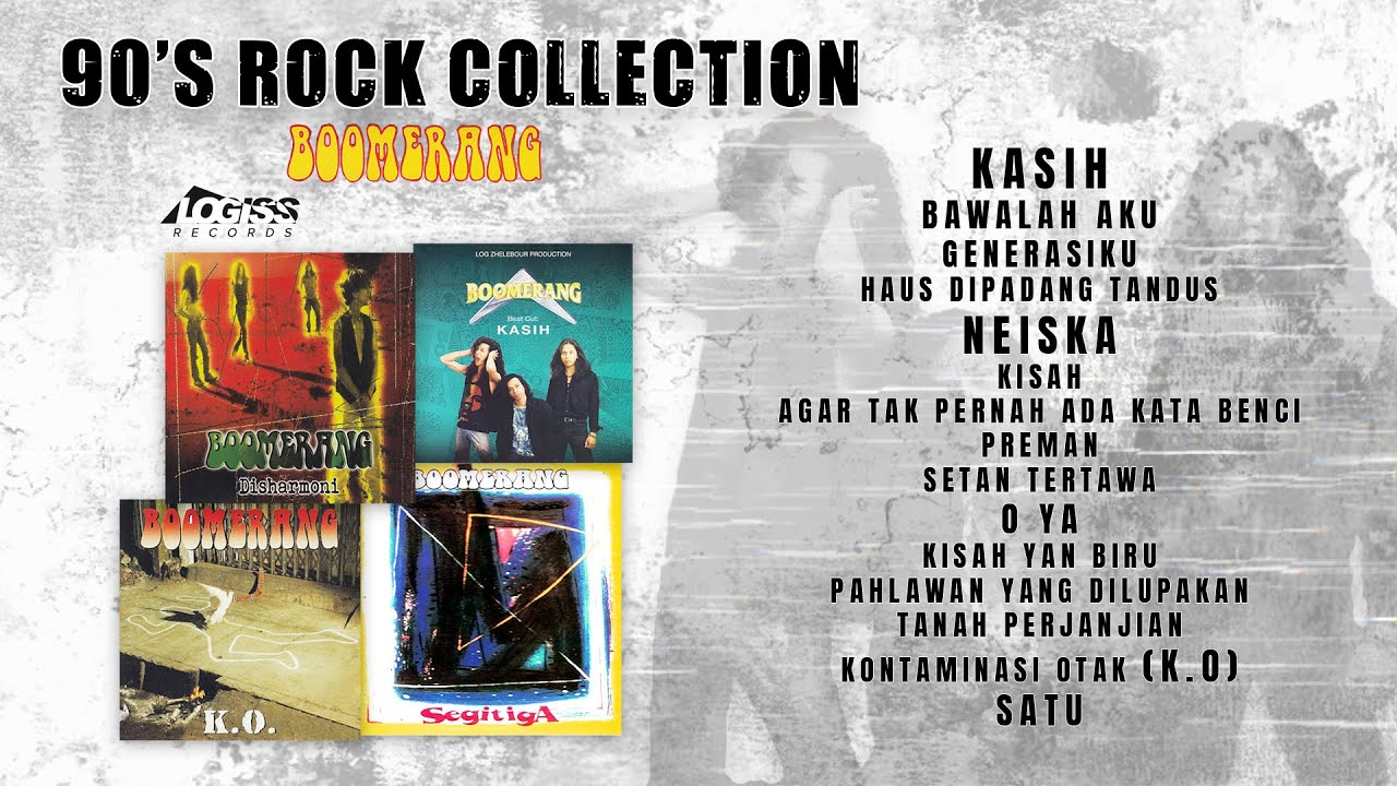 PLAYLIST - 90'S ROCK COLLECTION - BOOMERANG