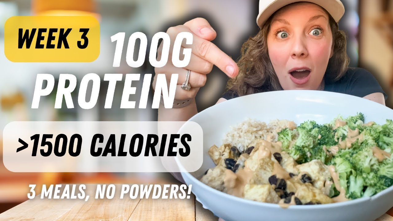 3 Easy Vegan Meals With Tons of Protein! (No Powders)
