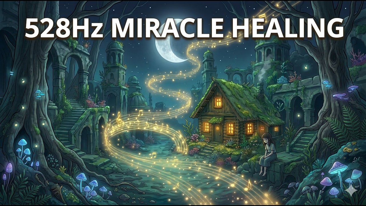 528Hz | Ethereal Forest 🌲 Overcoming Melancholy & Sadness