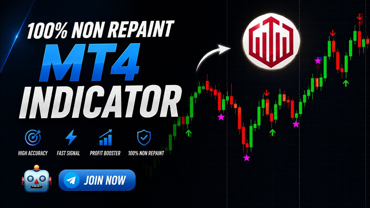 The Ultimate FREE Non Repaint MT4 Indicator 🚀| High Accuracy Binary  Option Tools 2026