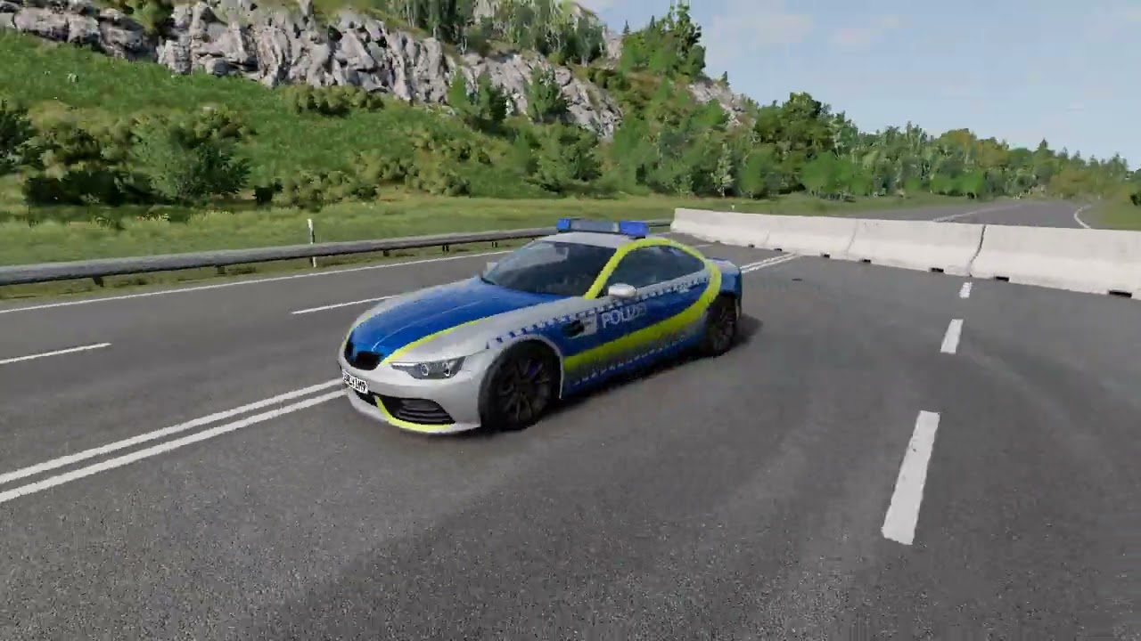Police Car fly