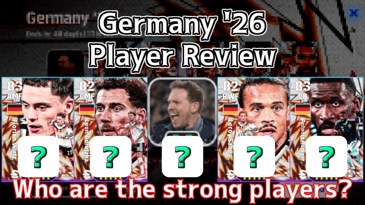 Germany '26 Pack Player Review │ eFootball Mobile 2026