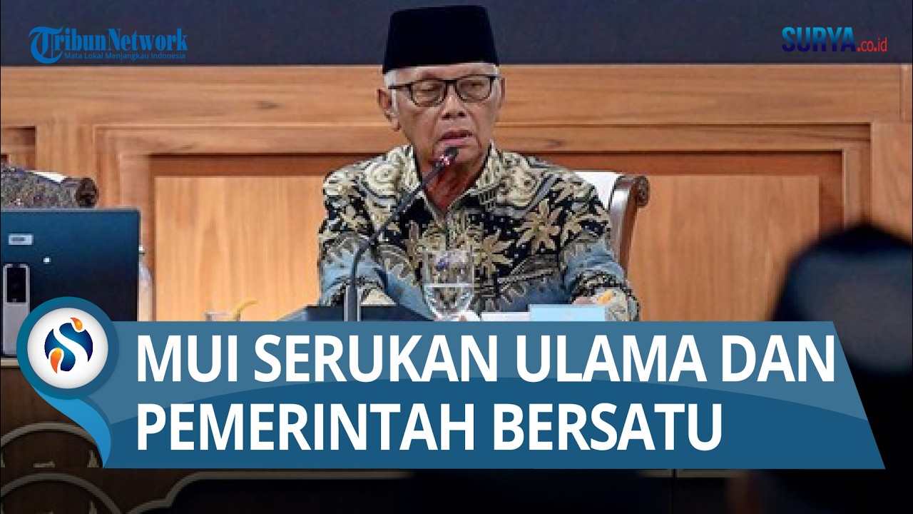 Di Istana Presiden, Ketum MUI Serukan Ulama Umara Bersatu Hadapi Gejolak Dunia