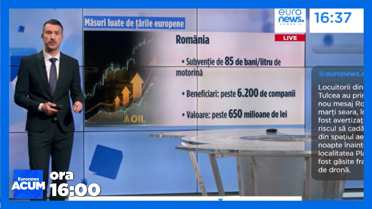 Știrile Euronews România de la ora 18:00 - 18 martie 2026