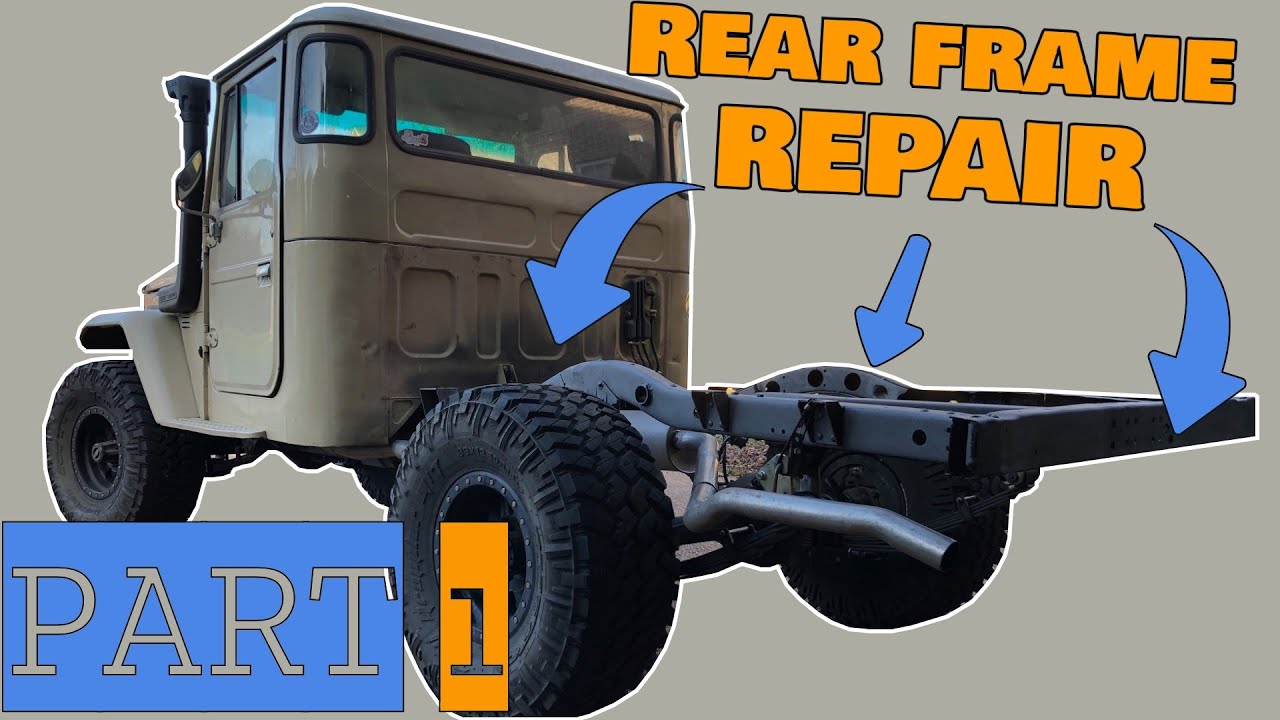 Toyota FJ45 rear frame damage - Part 1