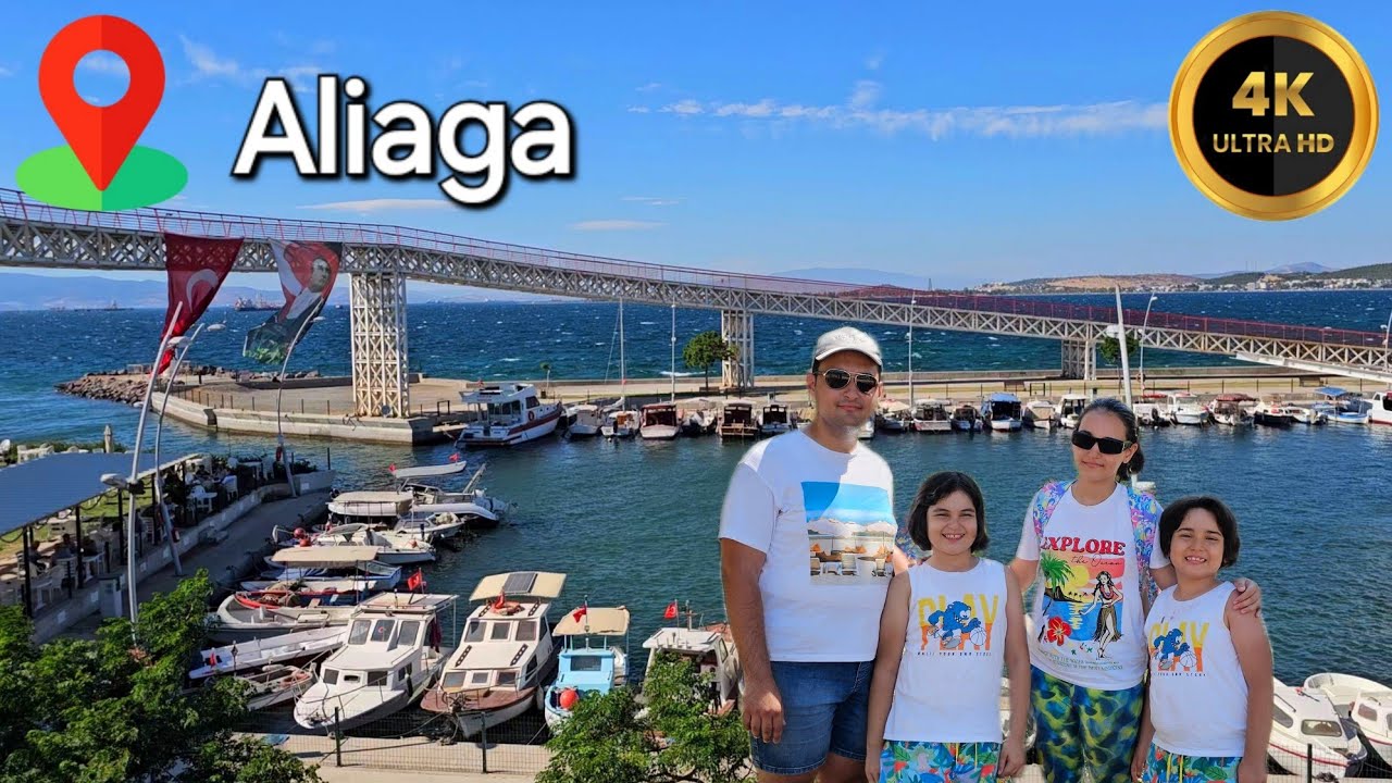 Aliağa Sahili - Ailecek Gezelim - Aliağa'nın En Güzel Sahili (2024) 4K