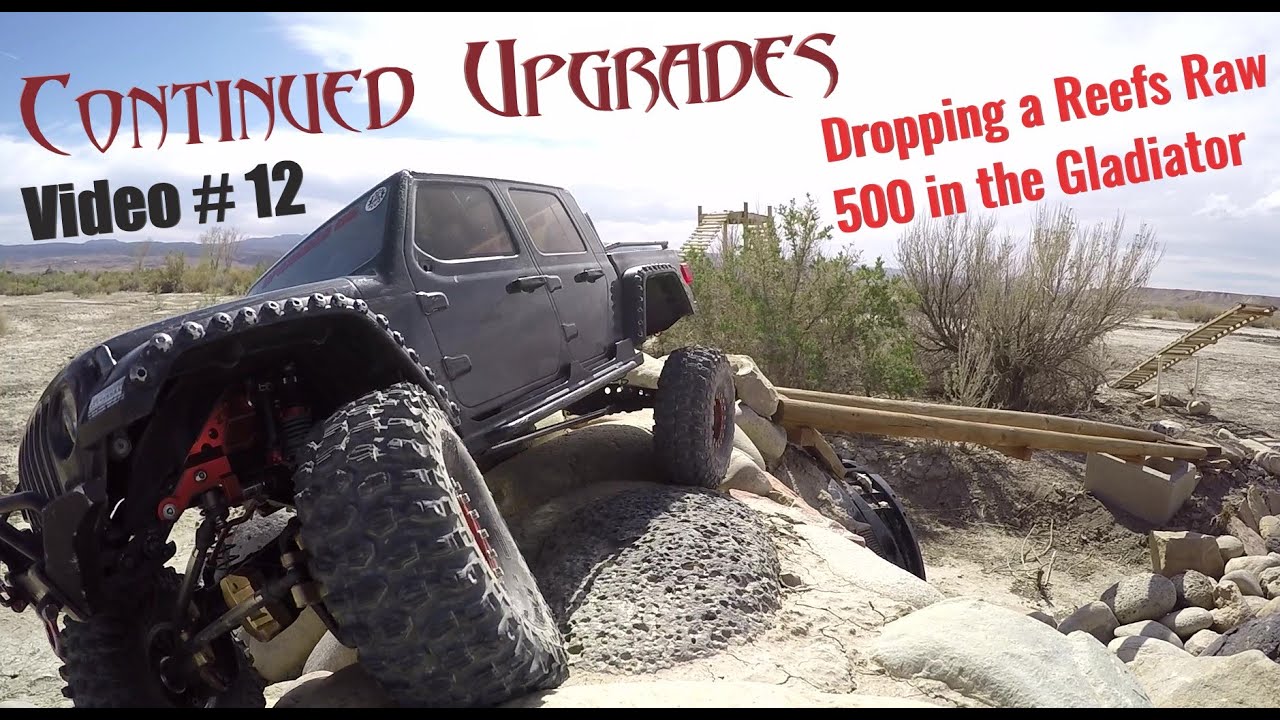Dropping a Reefs Raw 500 servo in the Gladiator