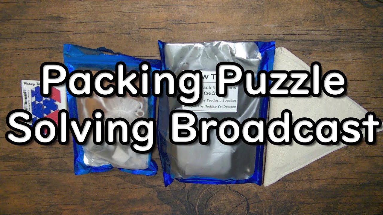 [Puzzle] Packing Puzzles Solving Broadcast