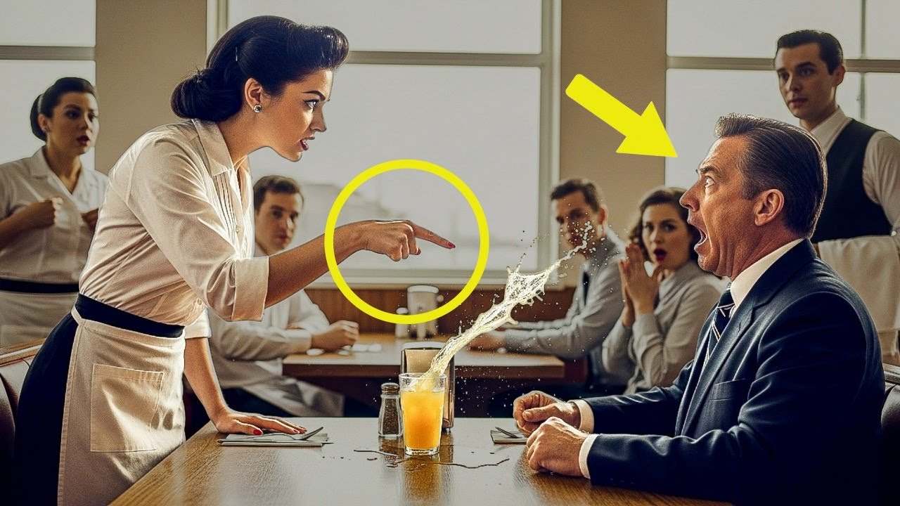 TODO EL MUNDO LE TENÍA MIEDO AL MILLONARIO… HASTA QUE LA NUEVA MESERA LO ENFRENTÓ ANTE TODOS