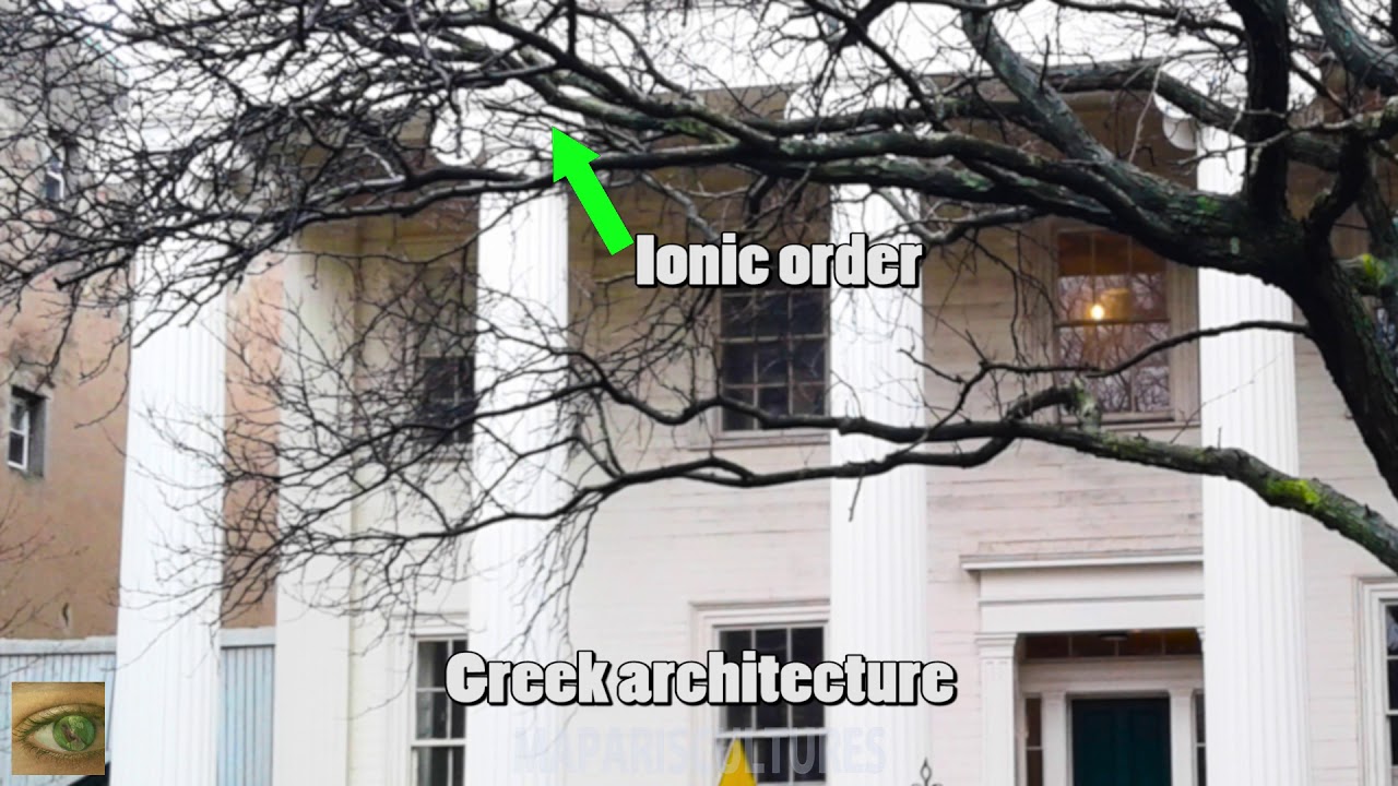 Barrow Mansion Part 1 | Greek architecture |Ionic order-Column