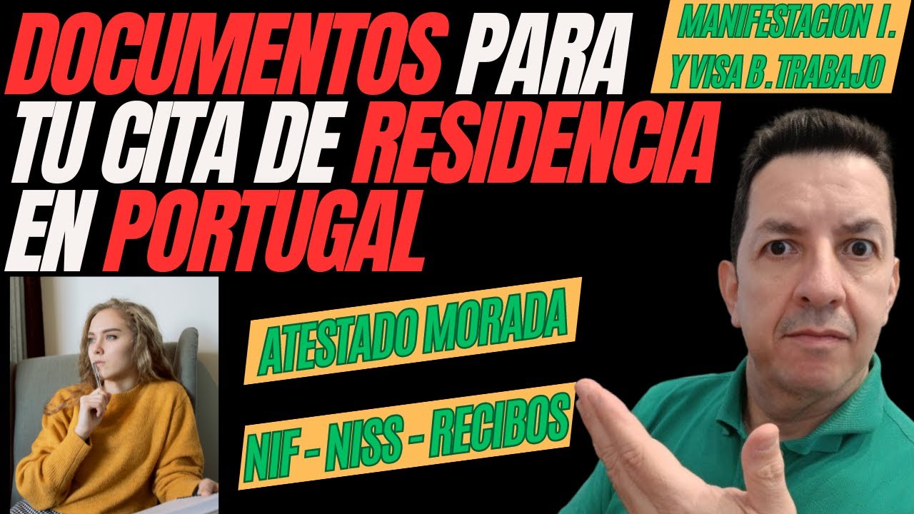 ¡CUALES! son los DOCUMENTOS para tu RESIDENCIA en PORTUGAL!