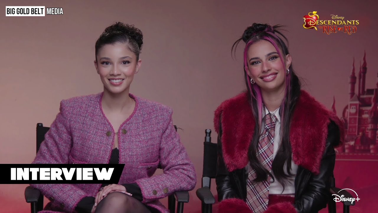 Malia Baker & Kylie Cantrall Interview | Descendants: The Rise of Red | Disney+