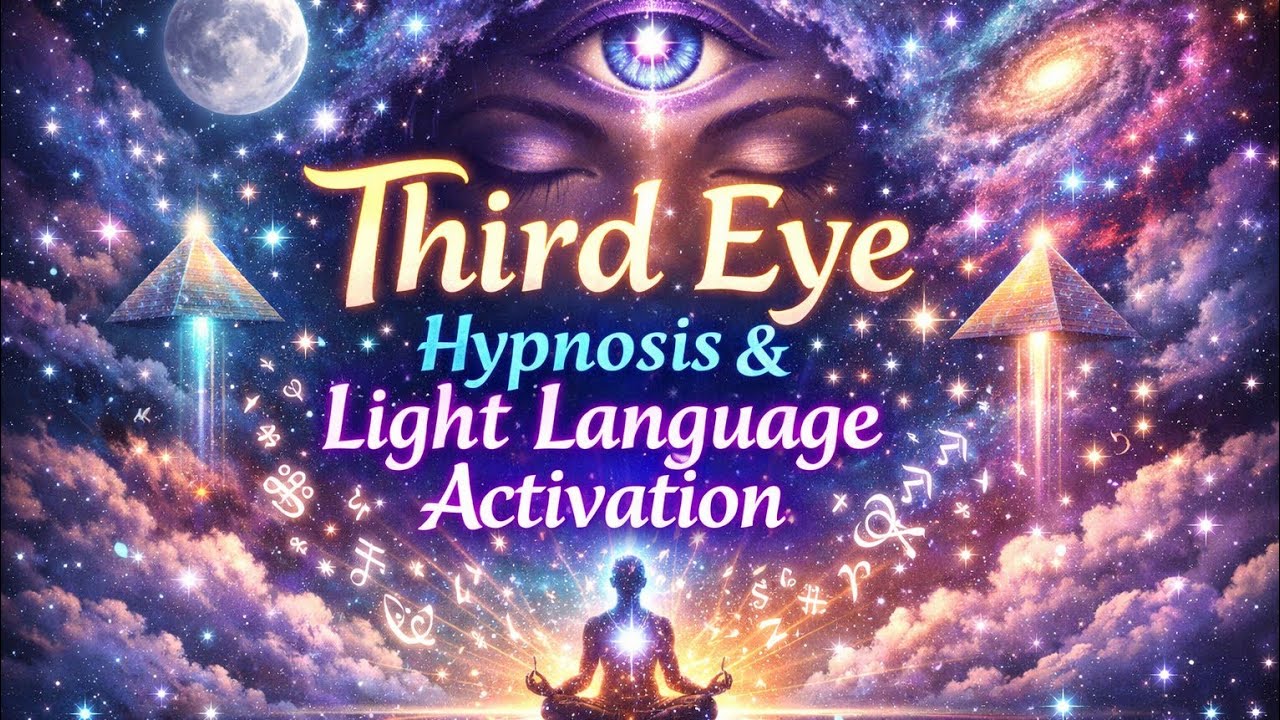 👁 THIRD EYE HYPNOSIS  & LIGHT LANGUAGE ACTIVATION ✨️ 