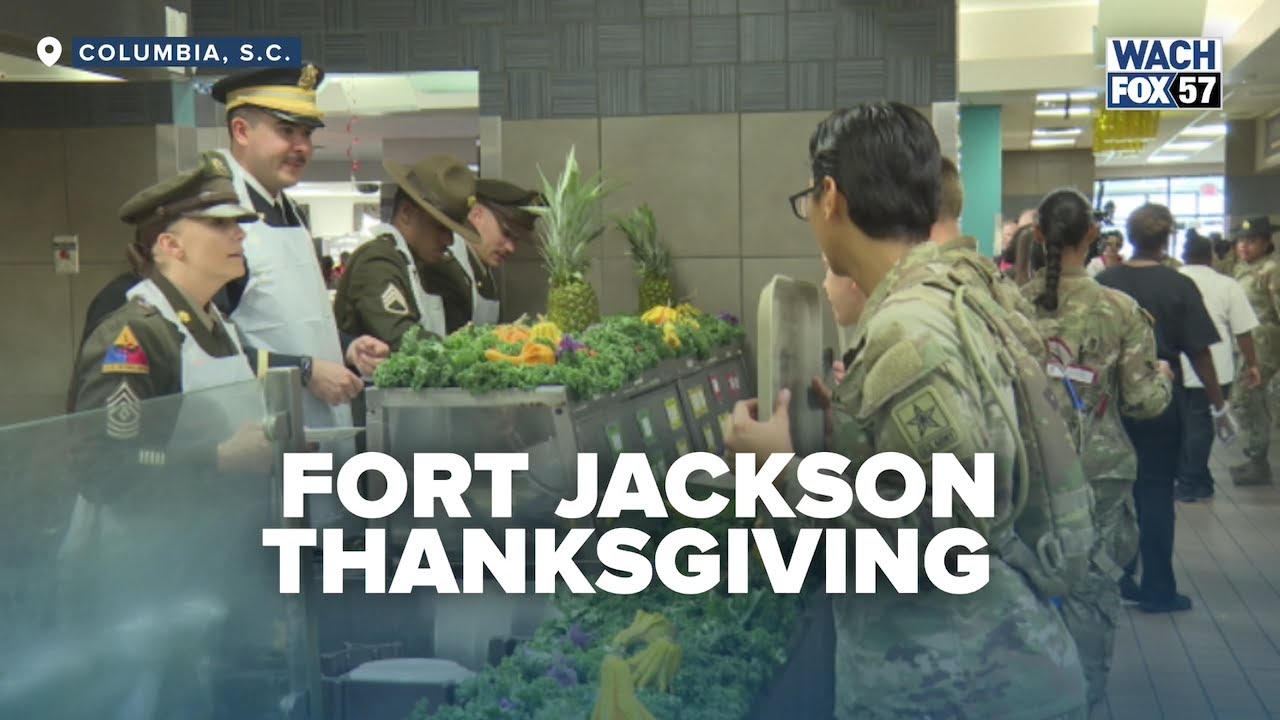 Fort Jackson Soldiers Celebrate First Thanksgiving Away From Home