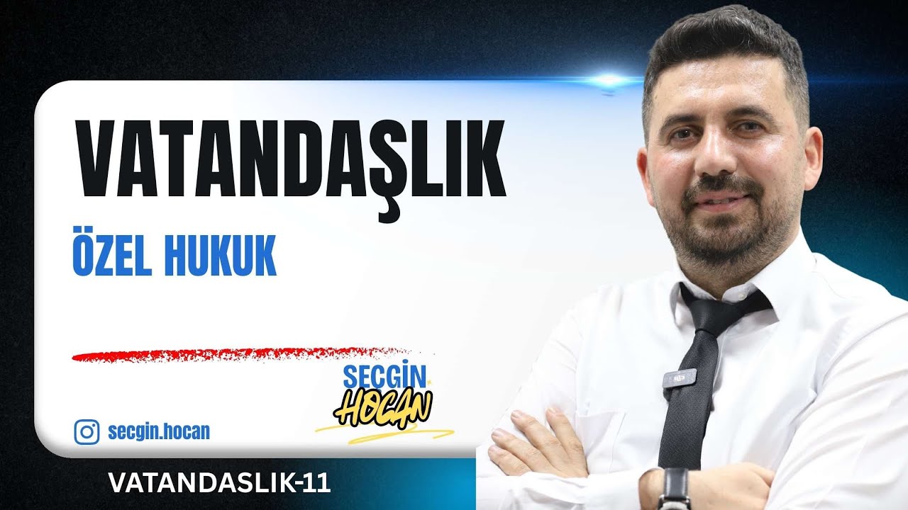 11) 2026 KPSS Vatandaşlık - Özel Hukuk