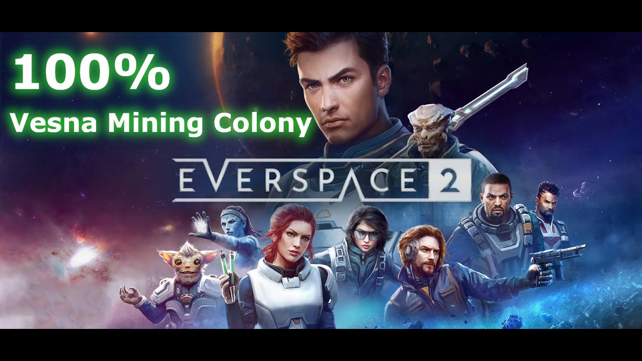 Everspace 2 - Zharkov - Eye of the Storm - Vesna Mining Colony All Collectibles, Secrets and Puzzles