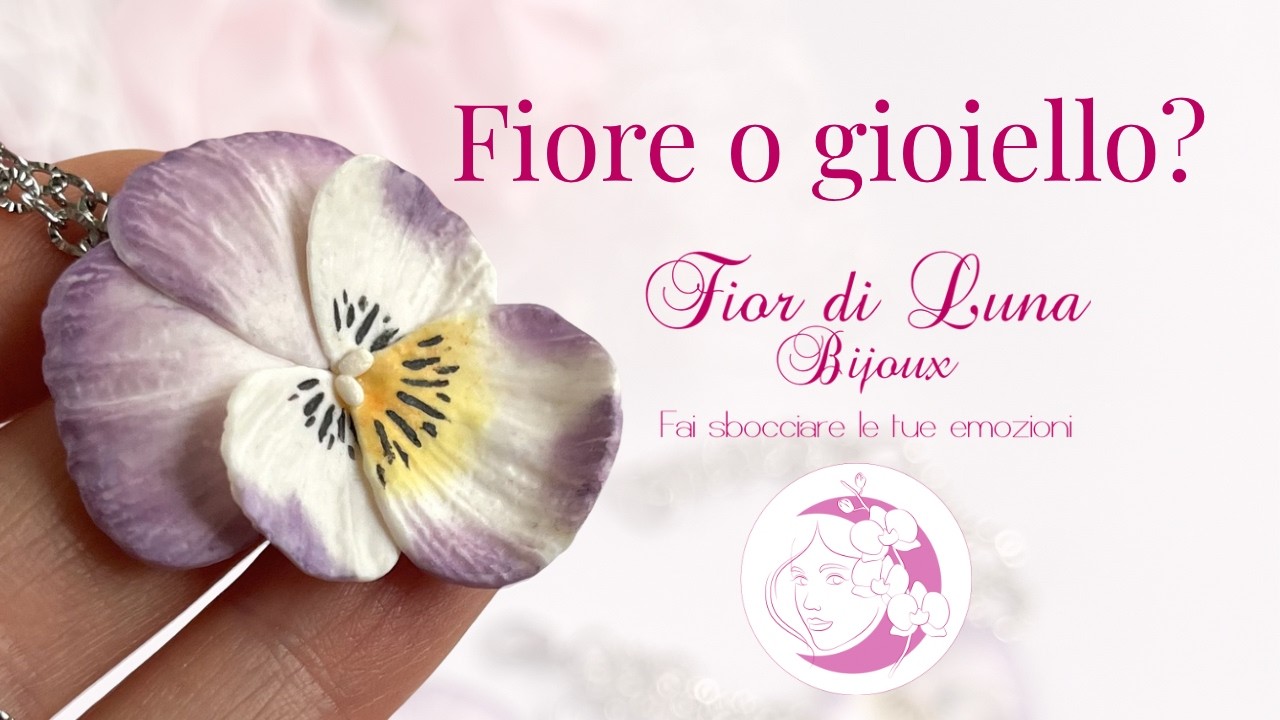 Come nasce una viola del pensiero in pasta polimerica | Gioiello fatto a mano